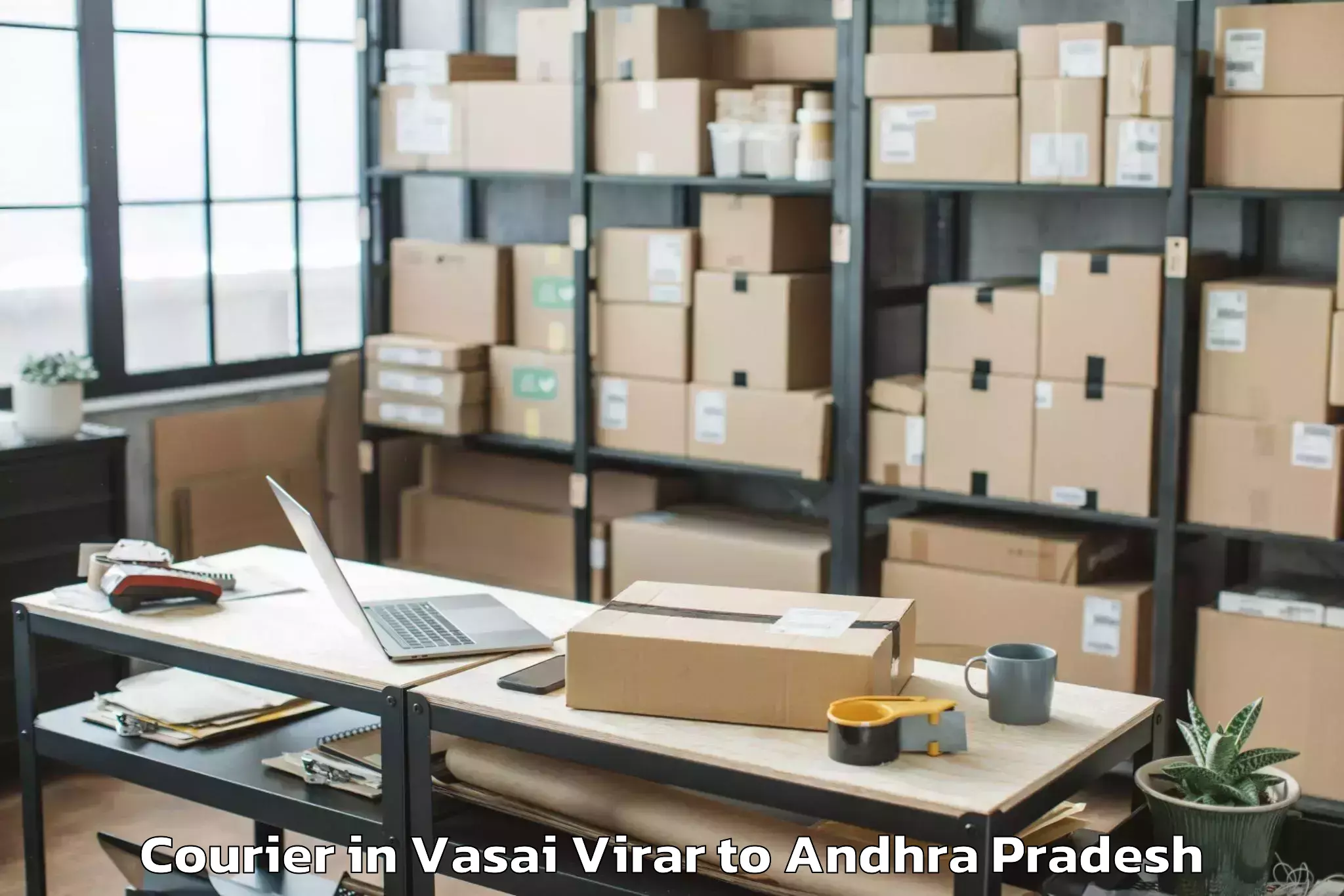 Leading Vasai Virar to Vijayawada Airport Vga Courier Provider